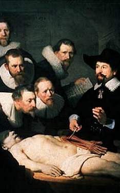 Anatomy Lesson Dr Nicolas Tulp 1632, Rembrandt - Mauritshuis - Den Haag