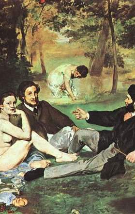 Luncheon on the Grass -1863, Eduard Manet, D'Orsay Museum, Paris, France.