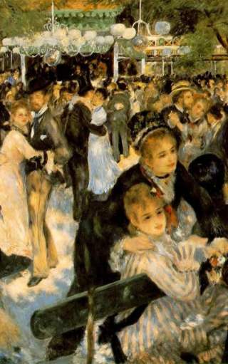 Bal du Moulin de la Galette, 1876 Pierre Renoir, Paris - D'Orsay Museum