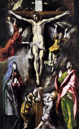 La Crucifixion - 1594, El Greco- El Prado, Madrid