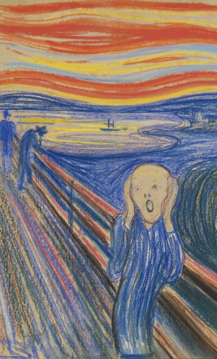 The Scream - 1893, Ed Munch, Rijksmuseue, Amsterdam