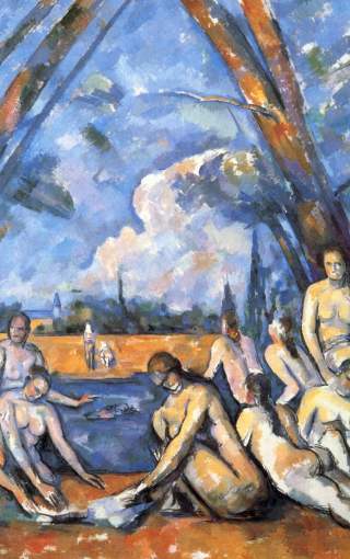 Large Bathers - 1906, Paul Cezanne - Philadelphia Museum