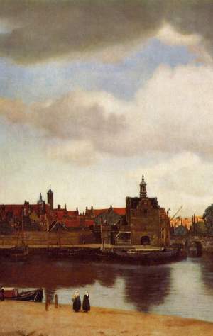 View of Delf - 1661, Jan Vermeer van Delft - The Hague - Mauritshuis